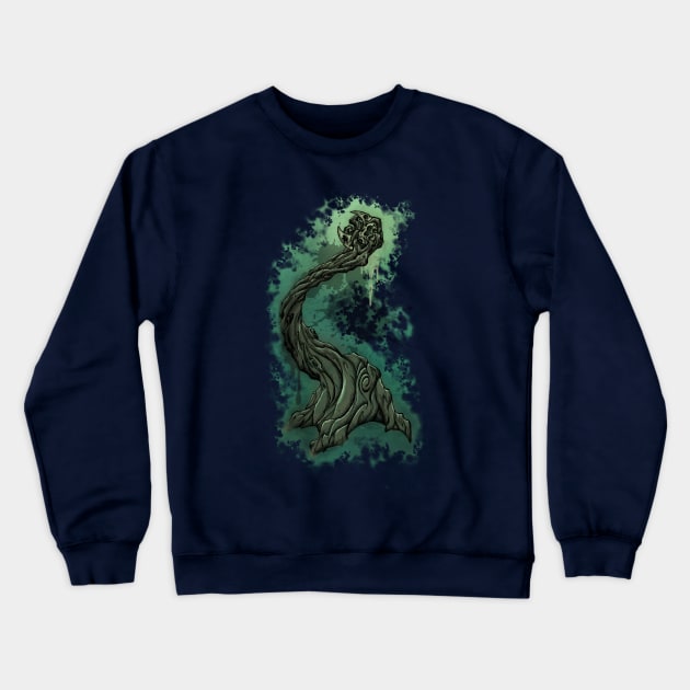 Gnarly Moon Tree Crewneck Sweatshirt by SuspendedDreams